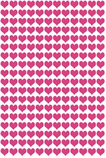 Small Heart Shape Vinyl Stickers, Wall Stickers, Decals, Craft Cardmaking
