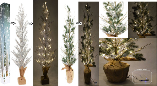 Pre lit led christmas tree - pre-lit,