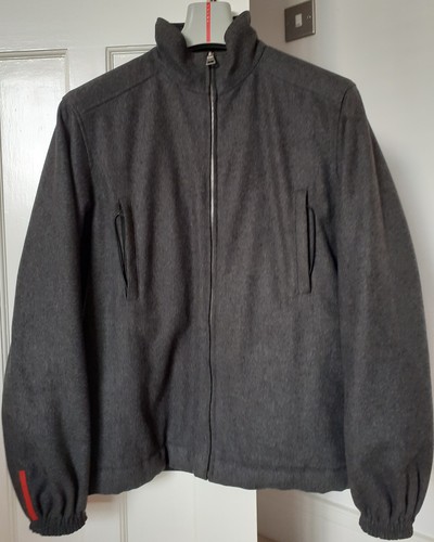 Prada grey wool - wool/black, quilted