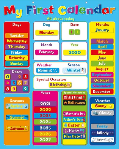 First magnetic calendar - my,