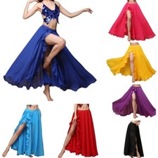 Chiffon Fairy Belly Dance Skirt Belly Dance Costume one Side Split Tribal Skirt