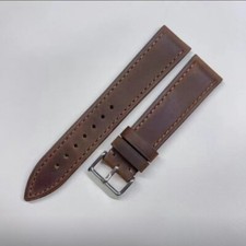 Premium Genuine Leather Watch Straps Mens Wristband Quick Release 18mm 20mm 22mm