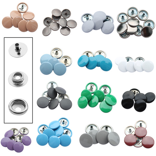 Part press studs silver - studs,