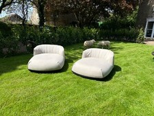 Amazing Pair of Kristalia Brioni Daybed sun lounger outdoor furniture rrp £7,200