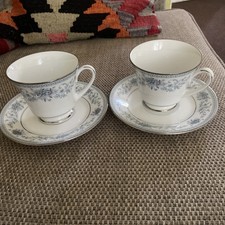 2 X  Noritake Blue Hill  Fine