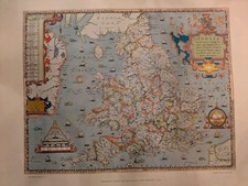 Saxton's Map of England and