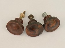 Set of 3 Vintage Round Brown