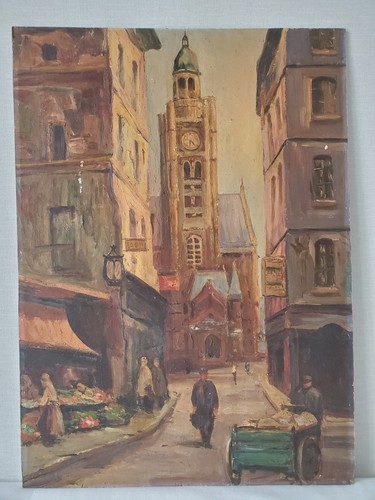Parisian street scene - street,