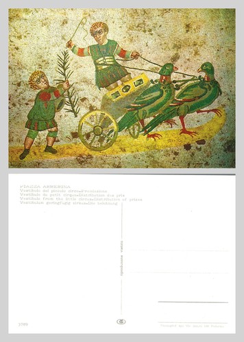 Postcard piazza armerina - postcard,