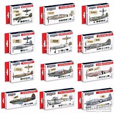 Hataka WW2 Plane Acrylic Paint Set Model Aviation Colour Scheme RAF Spitfire