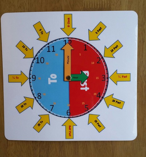Clock face learn - -learn, tell