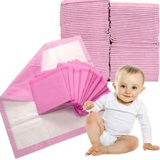 100 x Soft Disposable Baby Changing Mats Sheets Bed Dog Pads Absorbent 45x60cm