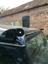 Black Led Light Bar Brackets Mounts 52” To  Fit Gutter Land Rover Defender