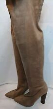 In The Style Brown Faux Suede Thigh High Womens Boots Size 7bUK