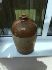 Rare Large Whisky Flagon  Alexander & MacDonald Leith C 1870 Made By W A Gray