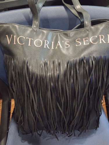 Victorias secret black faux - victorias,