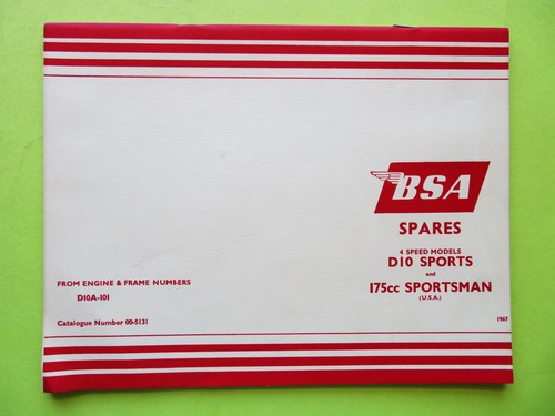 Bsa d10 sports sportsman - bsa,