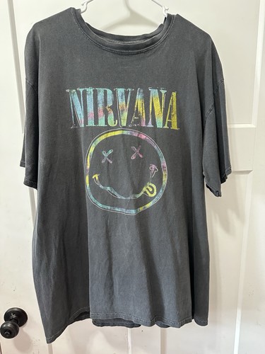 Nirvana smiley face - nirvana, t-shirt
