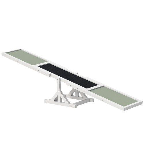 Pawhut wooden pet seesaw - pet, for