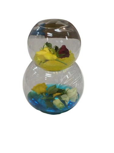 Glass bubble vases - glass, for