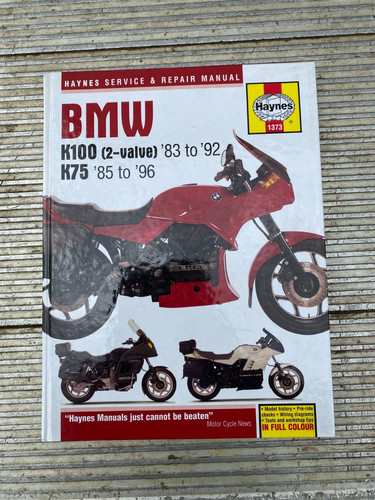 Bmw k75 k100 - haynes, workshop