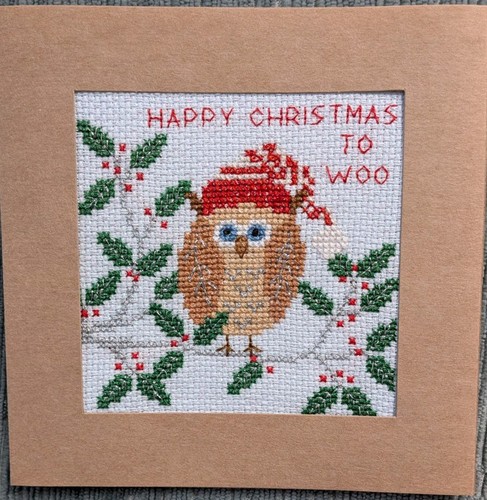 Completed christmas cross - completed,