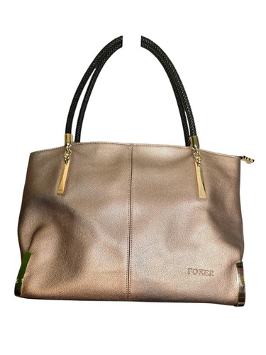 Foxer leather shoulder bag - leather,