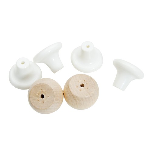 Set white plastic drawer - set,