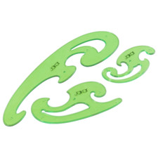 Jakar French Curves Set (3pc)