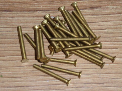 6ba brass countersunk - x, 1"