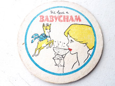 Vintage SHOWERINGS - Babycham - I'd Love a ... Cat No'48 Beer mat / Coaster