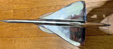 LARGE Polished Aluminium MODEL of  CONCORDE Supersonic Aeroplane 42 X18 WIDE CM