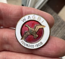 Vintage wagbi enamel - vintage, pin