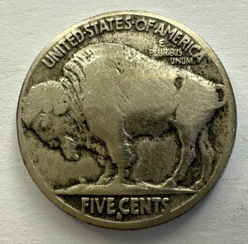 1916 usa indian buffalo - s,