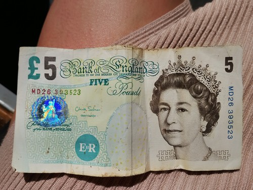 Bank england five - bank, £5