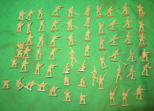 Matchbox (??) OO/HO scale WW11 British 8th Army 60+ figures loose unboxed