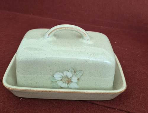 Denby daybreak butter dish - daybreak,