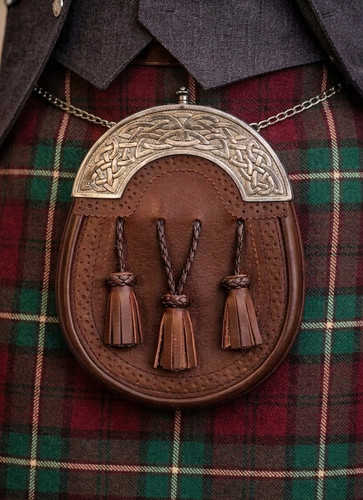Men scottish brown leather - men's,