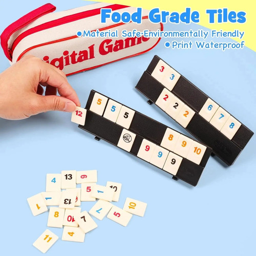 Rummy tile game set - rummy, pieces