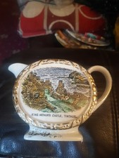 King ARTHUR'S CASTLE TINTAGEL  CORNWALL LAND OF HISTORY AND LEGENDS MILK JUG ..