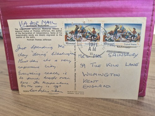 Genealogy postcard sainsbury - postcard,