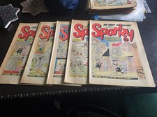Sparky Comics X 5 # 636,640,643,645,648 from 1977