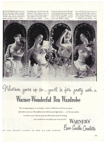 Warners vintage lingerie - warners, ad