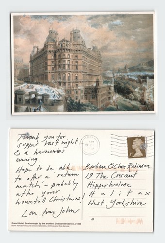 Vintage postcard grand - vintage,