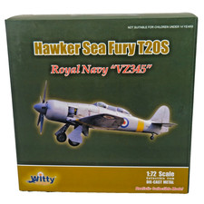 Witty Wings Hakwer Sea Fury T20s Royal Navy VZ345 1:72 Scale Excellent Condition