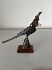 COCKATIEL HAND CARVED FIGURINE