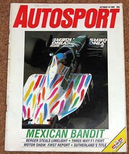 Autosport 16 Oct 1986* MEXICAN