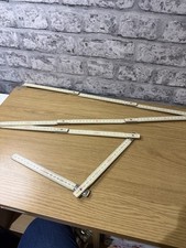 Vintage Wooden Folding Ruler
