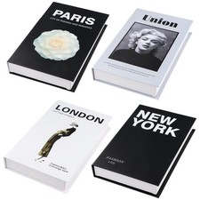 4 PCS Decorative Books for