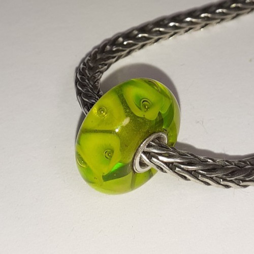 Trollbeads retired lime glass - retired,